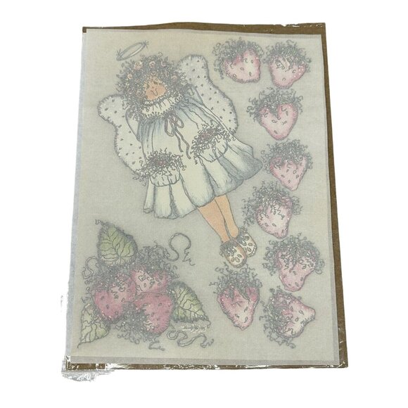 Devonia Strawberry Angel Designs Stephanie’s Collection Iron-On Fabric Transfer - Picture 4 of 5